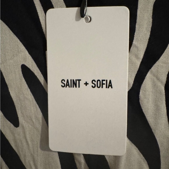 Saint and Sophia swirl Olivia zip up dress size us14 new with tags - Picture 3 of 4